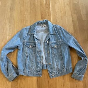 Top shop boxy fit jean jacket- size US 6/UK 10